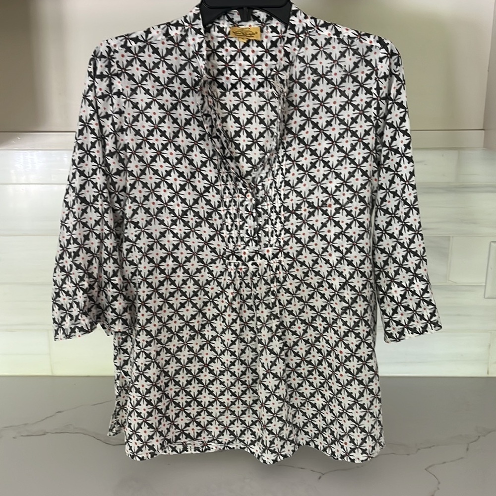 Roller Rabbit Arles Shirt Tunic Floral